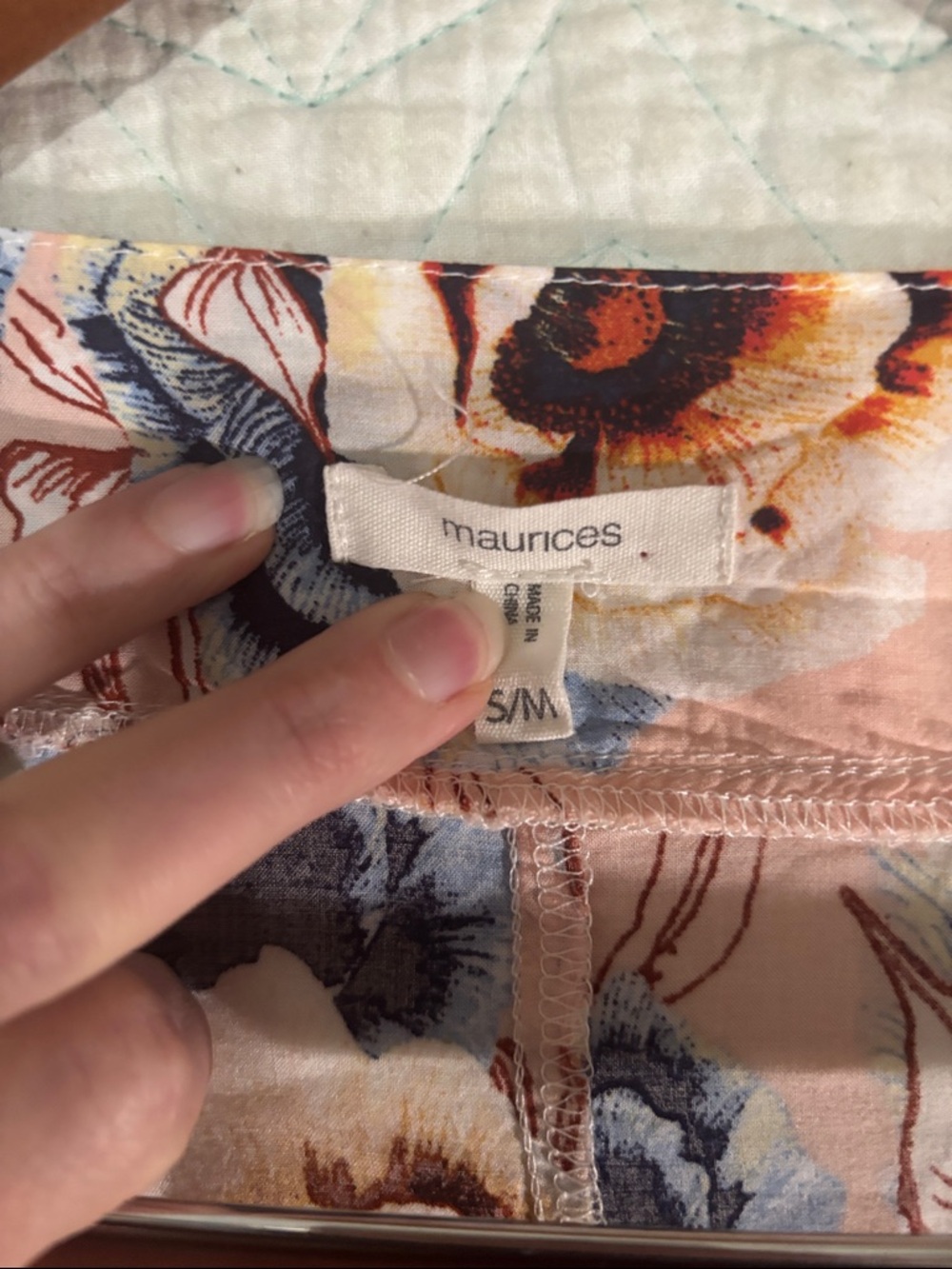 Maurices Blush Pink Floral Open Kimono - Picture 2 of 9